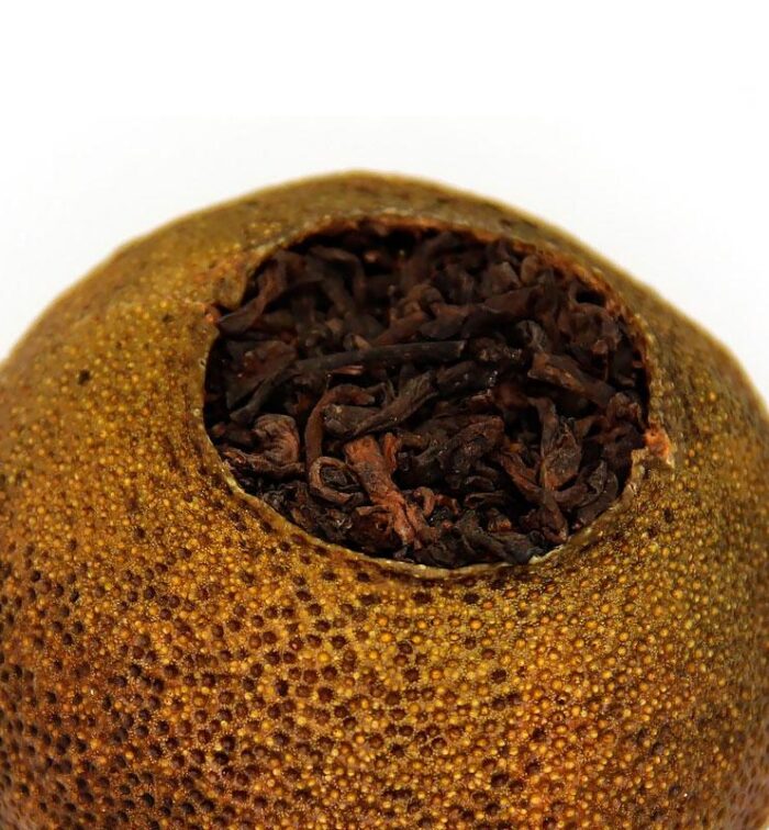 Шу Пуэр рассыпной чай в мандарине (№100)  - фото 3