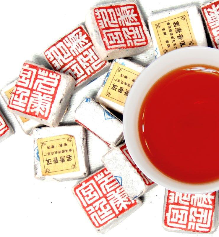 Сяо Бин чай Шу Пуэр мини-кирпичик 2018 год (№100)