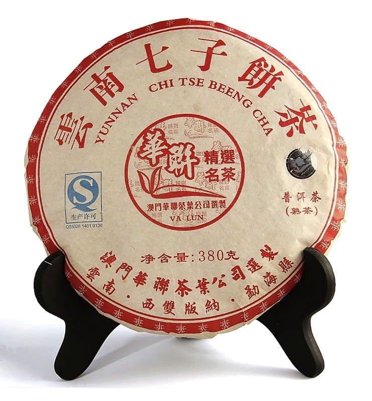 Ци Цзы Бин из Дунхая, выдержанный чай Шу Пуэр 2009 год (№450)