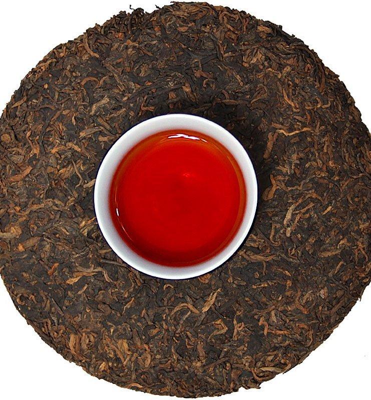 Гун Тин Ци Цзы Бин, прессованный чай Шу Пуэр (№360)