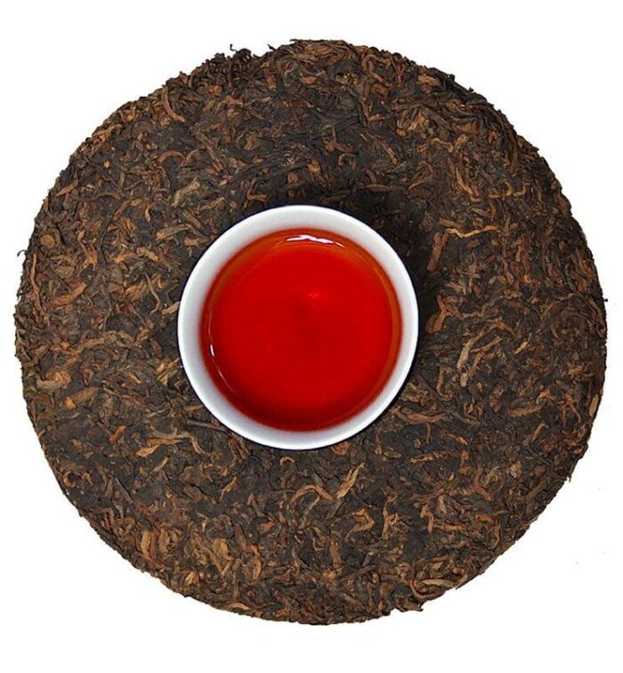 Гун Тин Ци Цзы Бин, прессованный чай Шу Пуэр (№360)  - фото 6