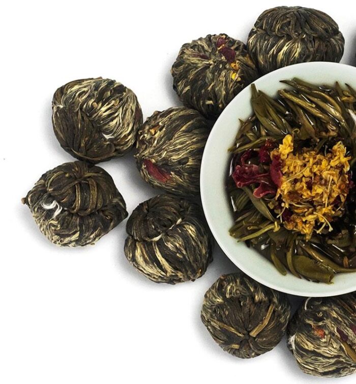 Моли Цзи Сян Жу И связанный чай с жасмином (№400)  - фото 2