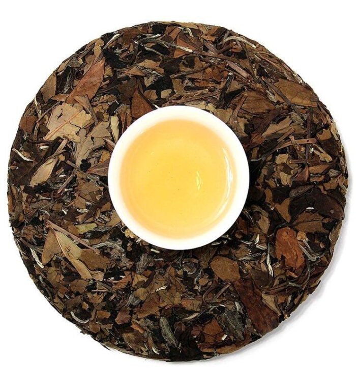 Лао Чжень Хэ Бай Ча белый прессованный чай (№1000)  - фото 5