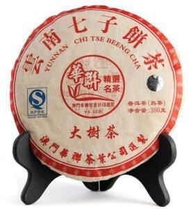 Ци Цзы Бин Да Е, прессованный чай Шу Пуэр 2013 г (№480)