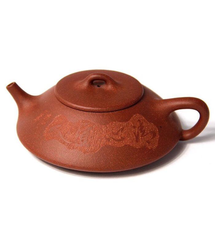 Чайник из исинской глины формы Ши Пяо, «Каменный ковш»  - фото 3