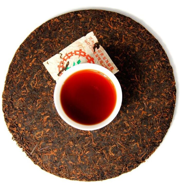 Шу Пуэр “Шуй Лянь Инь” выдержанный чай 1995г (№3000)  - фото 6