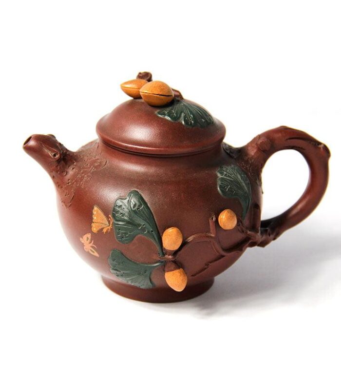 Чайник из исинской глины “Гинкго Билоба”  - фото 2