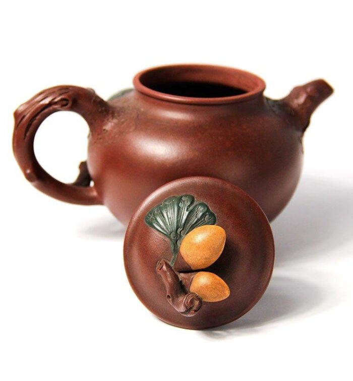 Чайник из исинской глины “Гинкго Билоба”  - фото 3