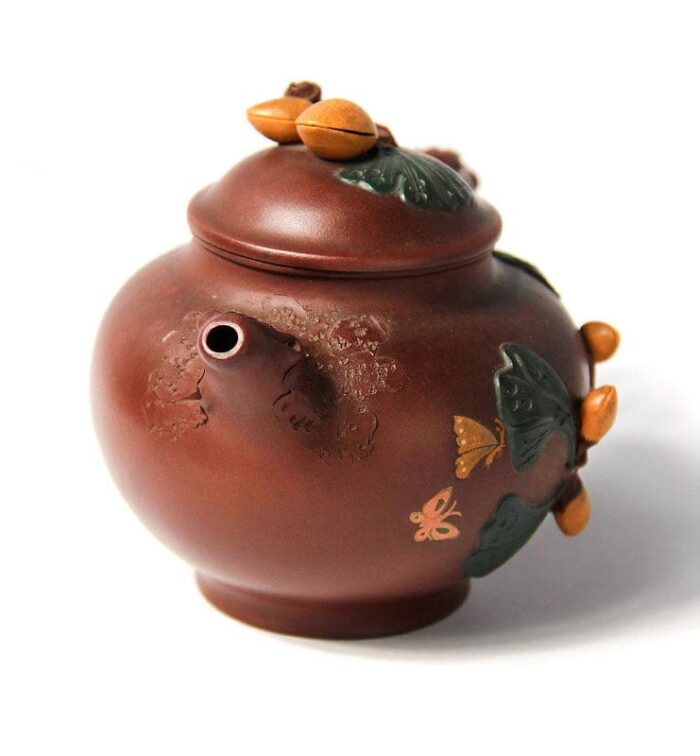 Чайник из исинской глины “Гинкго Билоба”  - фото 4