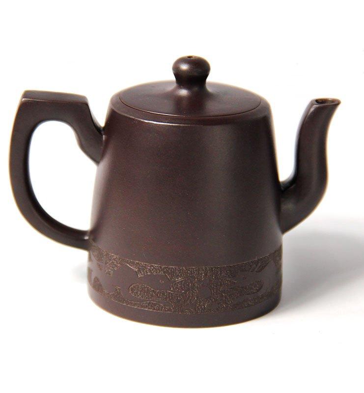 Чайник из исинской глины «Отвесной колокол»