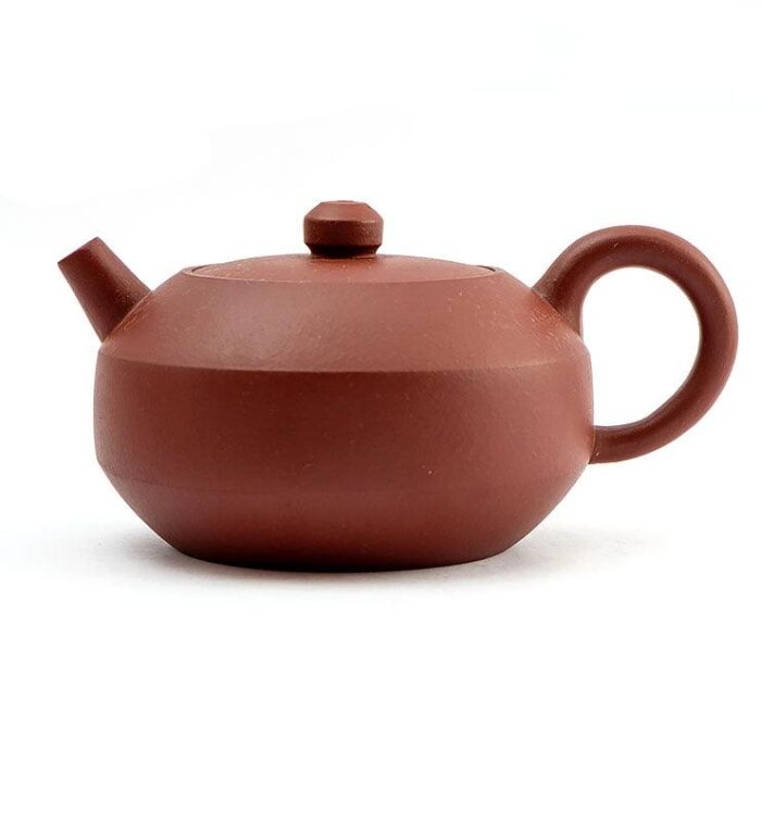 Чайник из исинской глины формы Фан Ху “Чайник с гранями” 200 мл  - фото 3