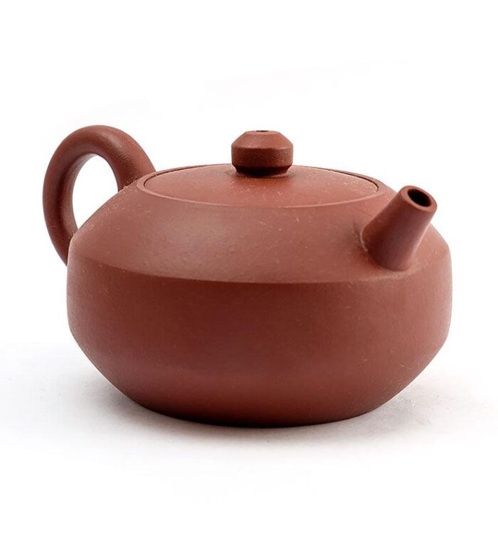 Чайник из исинской глины формы Фан Ху “Чайник с гранями” 200 мл  - фото 5