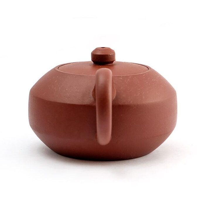 Чайник из исинской глины формы Фан Ху “Чайник с гранями” 200 мл  - фото 6