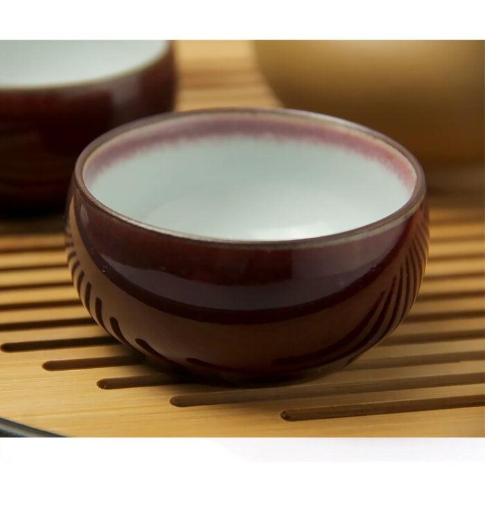 Чашки керамические “Вишневая глазурь”  - фото 4