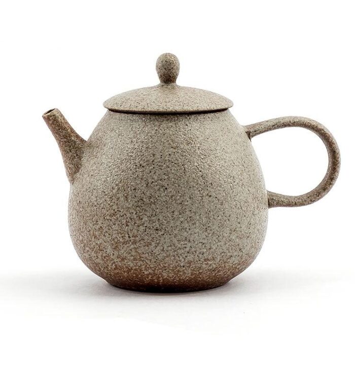 Керамічний чайник зі світлою глазур’ю  - фото 2