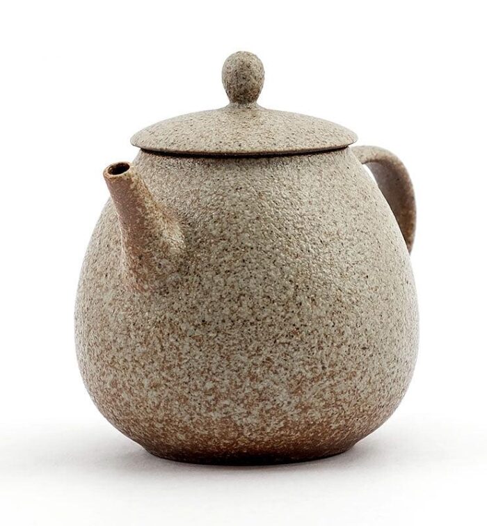 Керамический чайник со светлой глазурью 200 мл  - фото 4