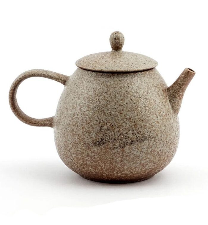 Керамічний чайник зі світлою глазур’ю  - фото 3