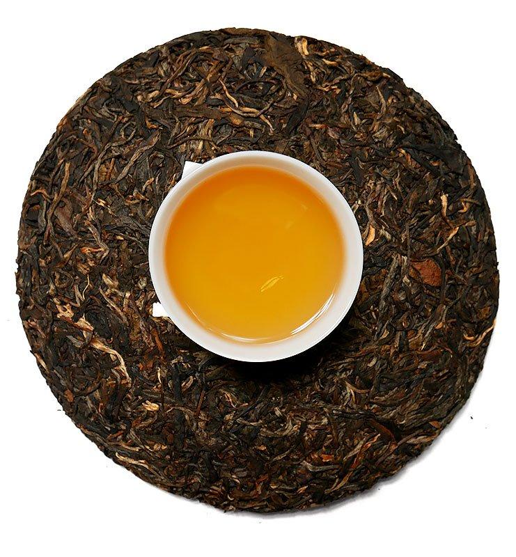 Шэн Пуэр "Менку Гу Шу Мисян" чай 2015 г (№400)