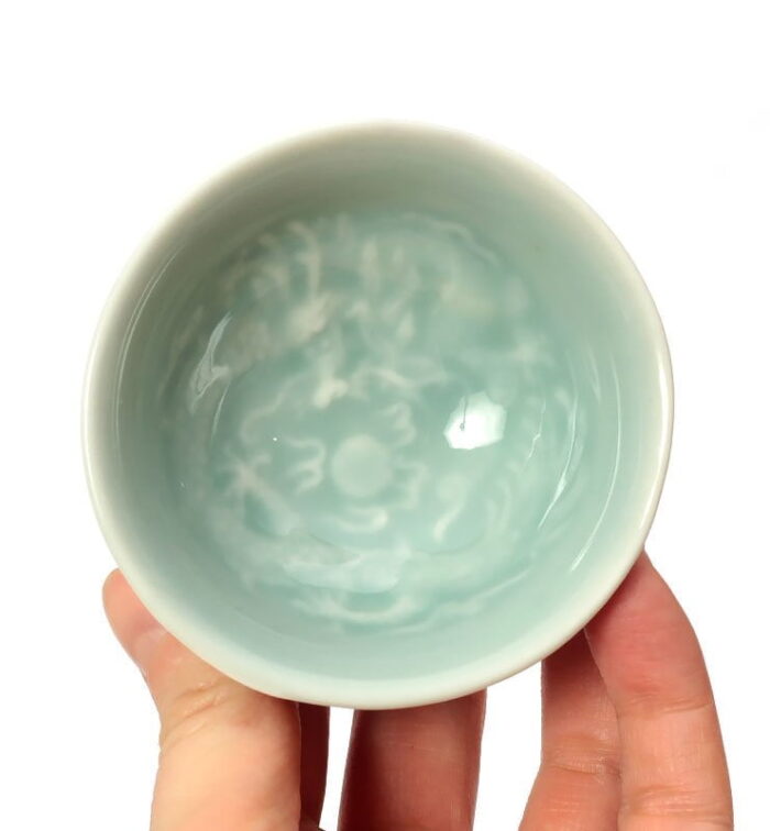 Чашка керамическая “Императорский Селадон Корё” , 50 мл  - фото 7
