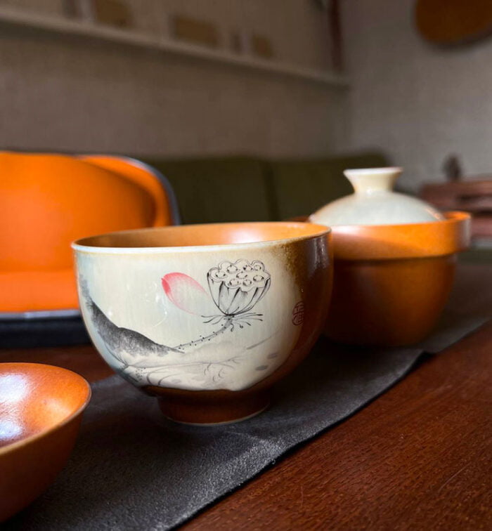Travel tea set made of ceramics “Landscapes”  - фото 9