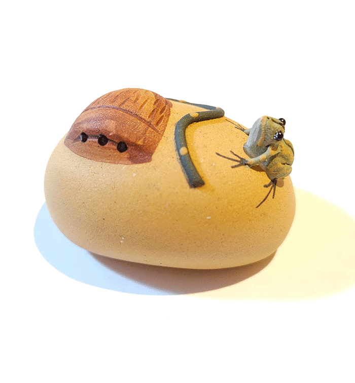 Tea figurine “Frog-fountain”  - фото 4
